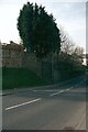 Abutment of former railway bridge