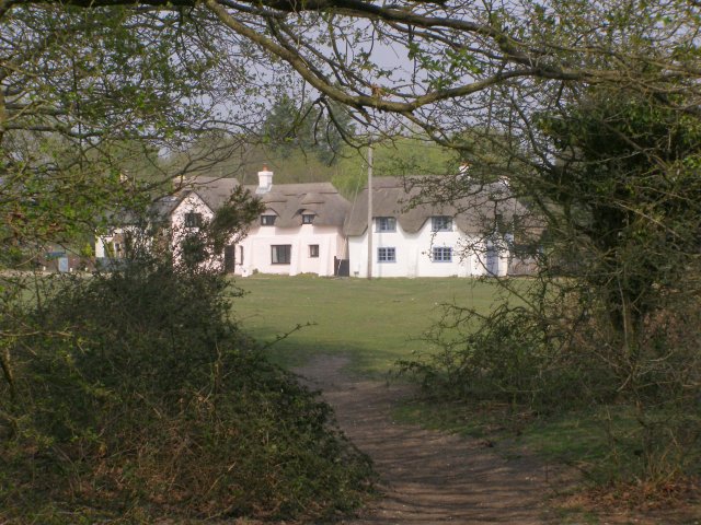 Cottages At Pilley Bailey New Forest C Jim Champion Geograph