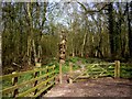 Gate into Parkmoss Wood