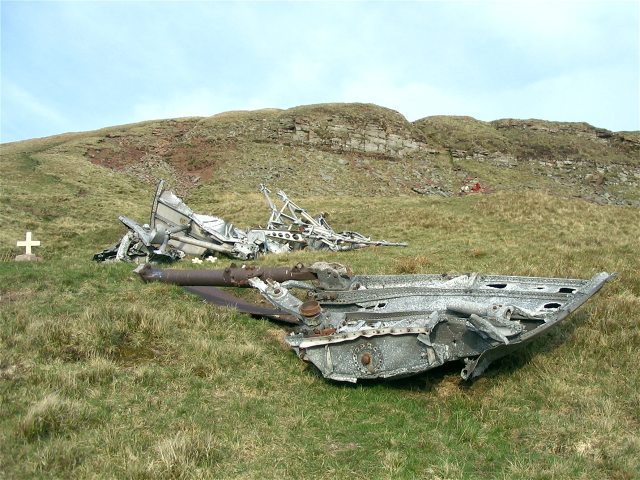 Crash Debris From Wellington Bomber © Nigel Davies :: Geograph 