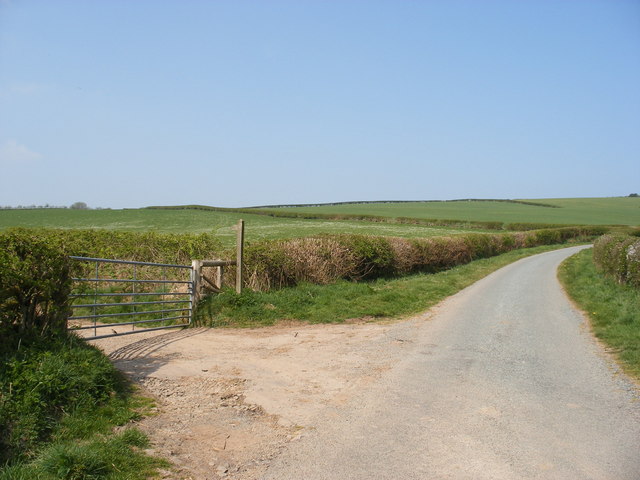 Typical upland scenery of South Shropshire, near Clun