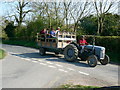 Tractor and trailer near the Kennet and Avon canal near Wilton