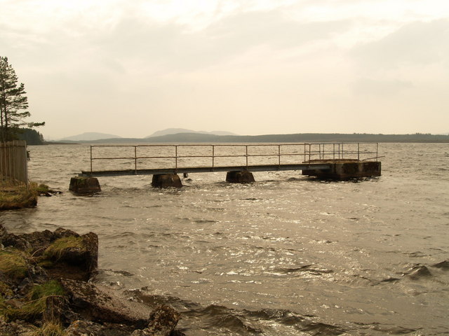 Pier at Loch Ashie