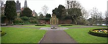 SK1109 : Garden of Remembrance, Lichfield by Kenneth  Allen