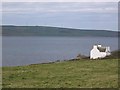 HY3928 : Vera Lodge on Rousay looking across to Burgar hill on Orkney Mainland by s allison