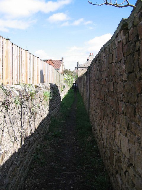 Knicky Nack path leading to Staindrop's North Green