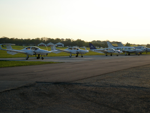 Flight Line at Stapleford Aerodrome