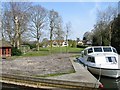 TG3421 : Private mooring and gardens, Limekiln Dyke by Nick Smith
