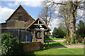 Barn and lych gate