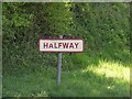 Sign: Halfway