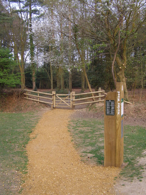 Gate Into Norley Inclosure Norley Wood © Jim Champion Cc By Sa20 Geograph Britain And 1801