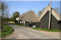 Thatched barns at Baconend Green