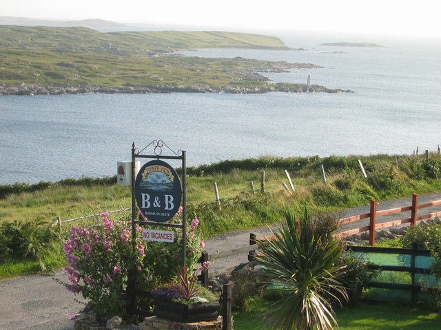 Clifden Bay viewed from Lower Sky Road, Clifden