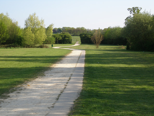 The Bridleway looking South towards Harlow Common