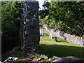 Ruined chapel in cemetery