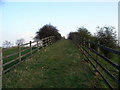 SP4694 : Footpath over the M69 nr. Hinckley exit J2 by Roy William Shakespeare