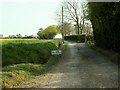 The start of a footpath from Cratfield Road