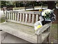 Memorial bench, Rawdon Crematorium