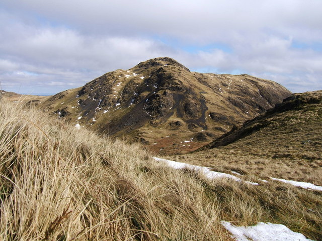 The summit of Curlywee 674 metres.