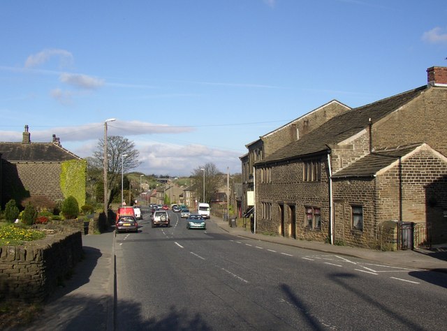 New Hey Road, Outlane, Longwood © Humphrey Bolton :: Geograph Britain ...