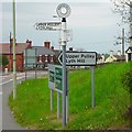 SJ4808 : Roadsign in Bayston Hill by Andrew Bennett