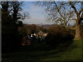 The rooftops of Shincliffe catch the early morning light