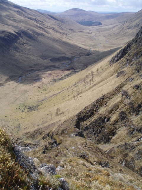 A view down Canness Glen