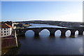 NT9952 : Berwick Old Bridge & River Tweed by Raymond Okonski