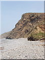 SS1800 : Zig-zag recumbent folding in cliffs, Millook Haven by David Hawgood