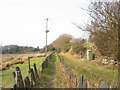 The trackbed of the former Dinorwig Quarry line and parallel footpath