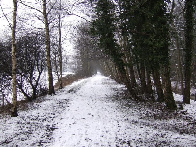 Oakamoor to Denstone Greenway in the Snow