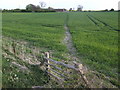 Footpath to Otterpool Manor