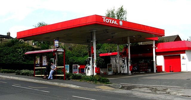 Total Petrol Station - Lowtown © Betty Longbottom :: Geograph Britain ...