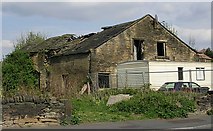 SE2033 : Derelict Barn on former farm - Galloway Lane by Betty Longbottom
