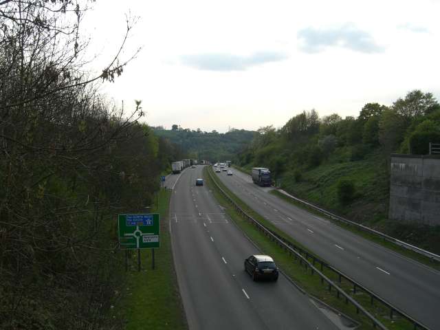 A500 looking towards M6 J15