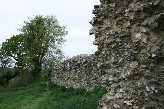 Remains of Thurnham Castle