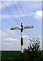 Signpost to Bridgenorth, Shropshire