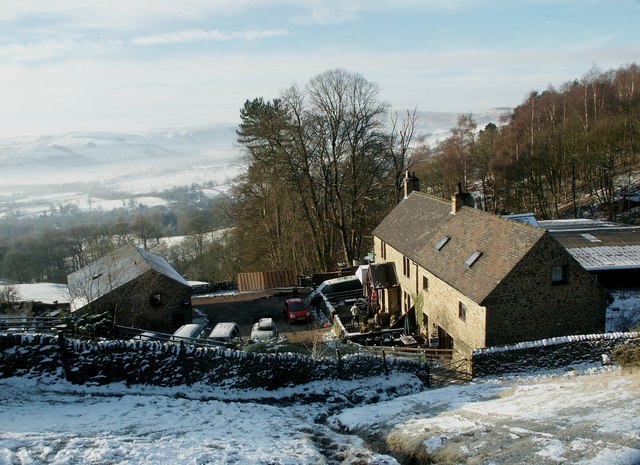 Twitchill Farm in winter
