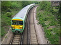 Mitcham: Railway line near Mitcham Junction