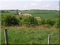 Rough farmland on the side of the M1