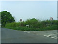 The road forks at Conquermoor Heath