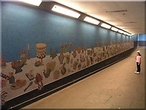 TQ1730 : Marvellous mosaic under Albion Way by Andy Potter