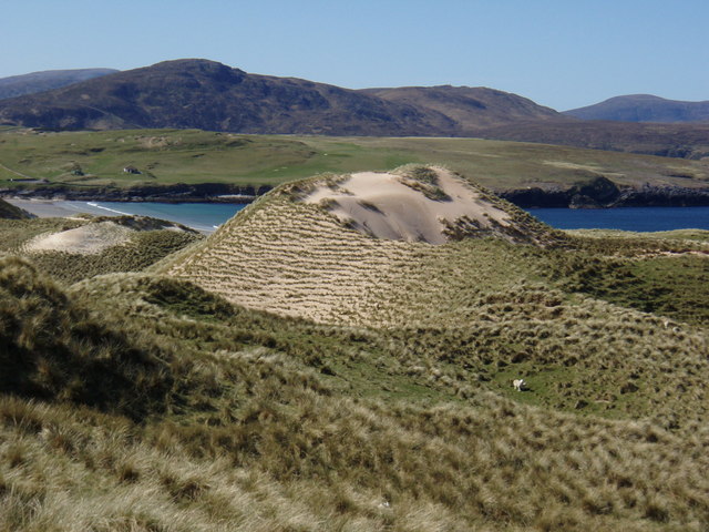 Sand dunes backing Balnakeil Bay