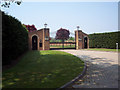 Entrance gate to Redbridge Manor