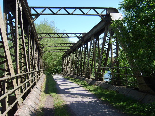 Meccano Bridge © Gordon Griffiths cc-by-sa/2.0 :: Geograph Britain and ...