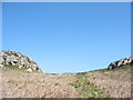 Col and footpath above the Barclodiau track