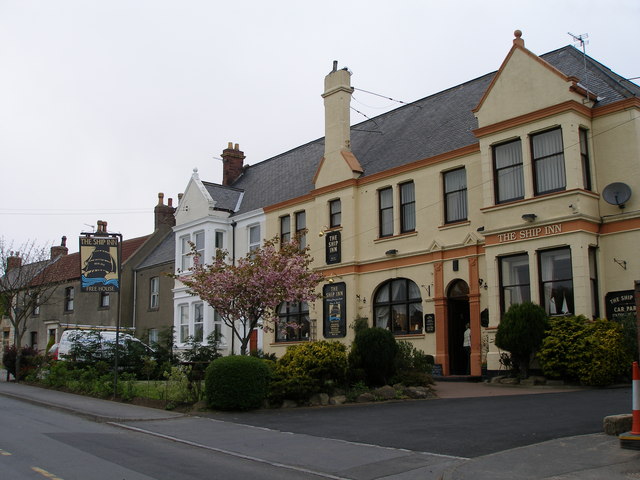 The Ship Inn on the main street in High Hesleden