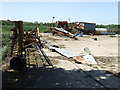 Concrete platform near Kingstons Farm