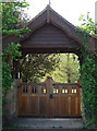 Gates of Wootton Fitzpaine Cemetery