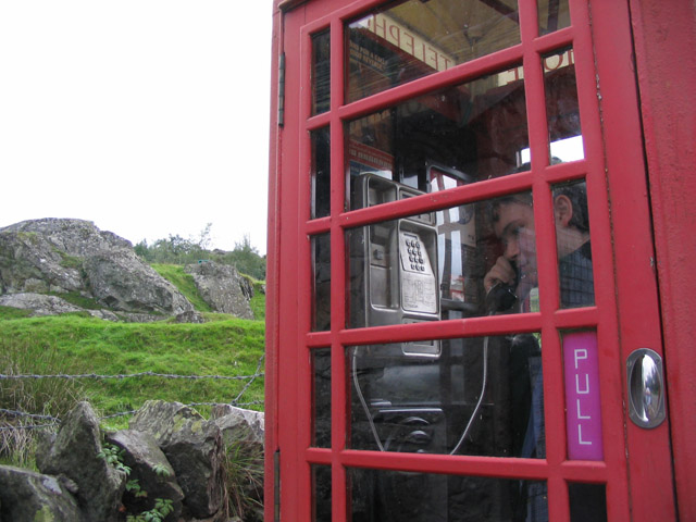 The telephone kiosk from 'Withnail & I'